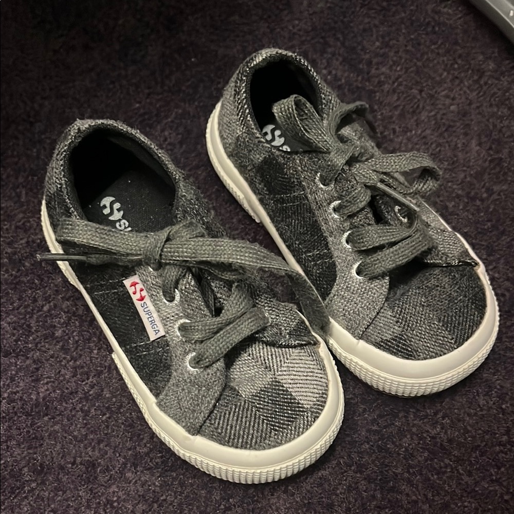 Superga Stylish Gray Kids Sneakers